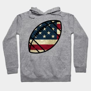 American Flag Football Hoodie